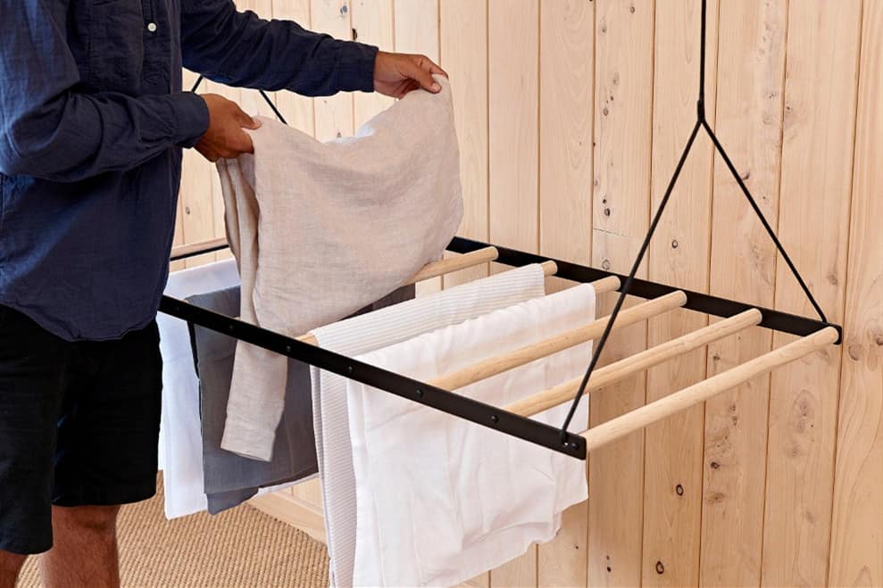 how to dry clothes without a dryer fast