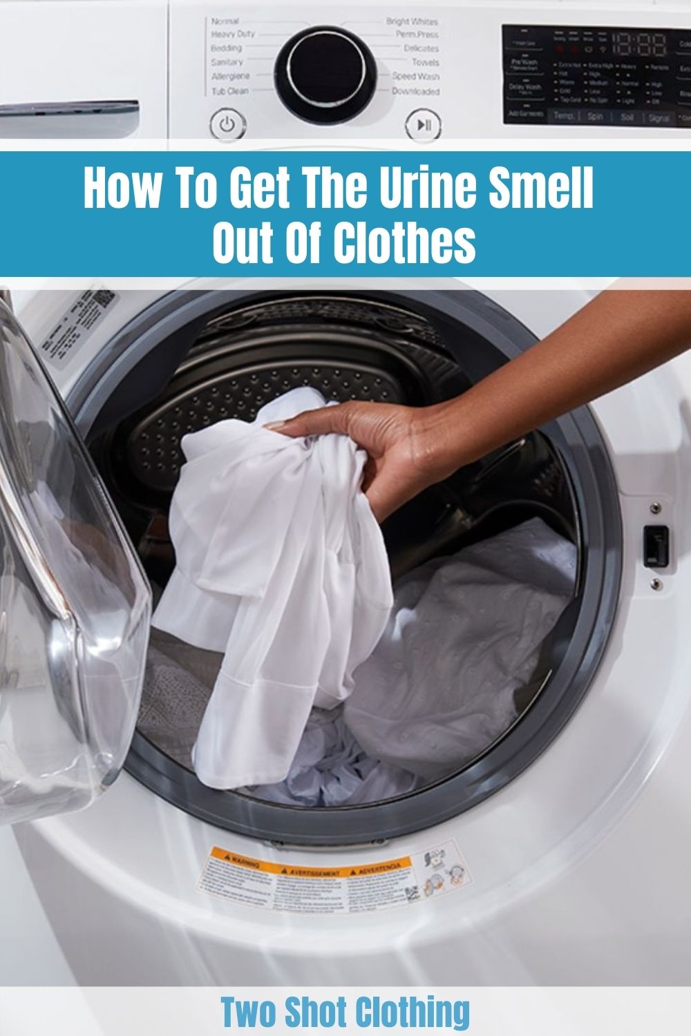 how to get pee smell out of clothes