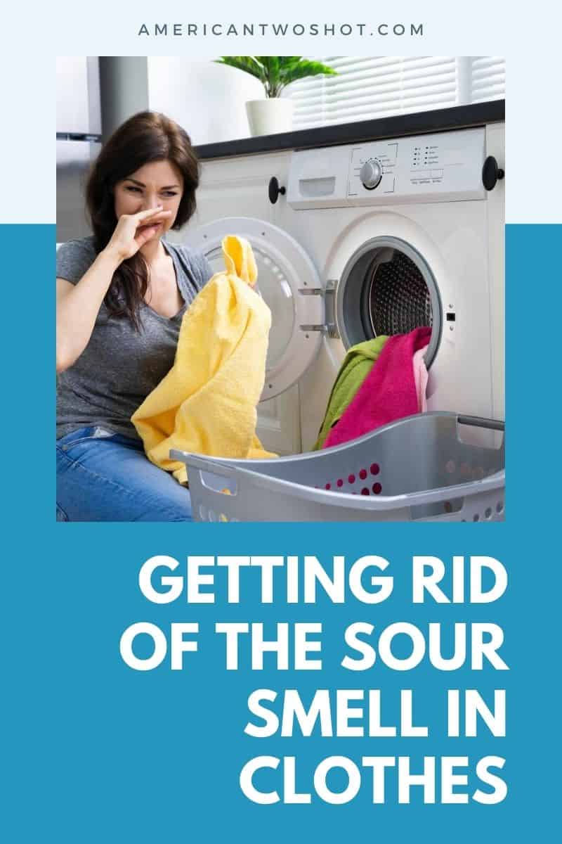 how to get sour smell out of clothes