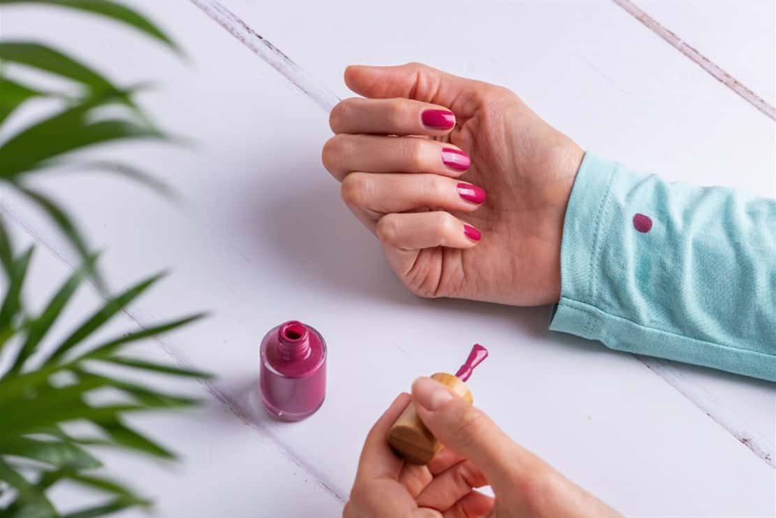 how to remove nail polish from fabric