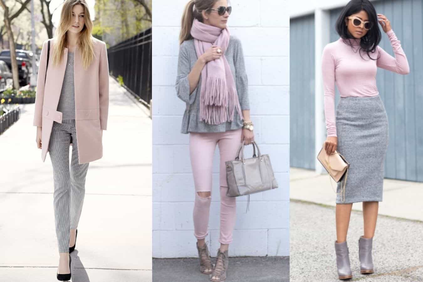 Grey and Pink wear