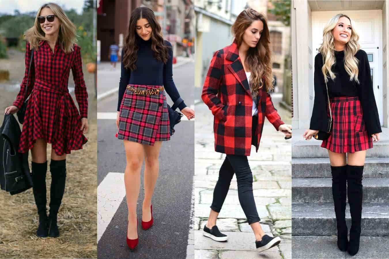 Red and plaid wear