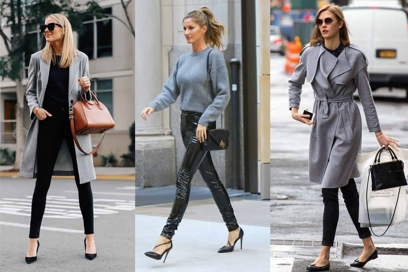 colors that go with grey clothes
