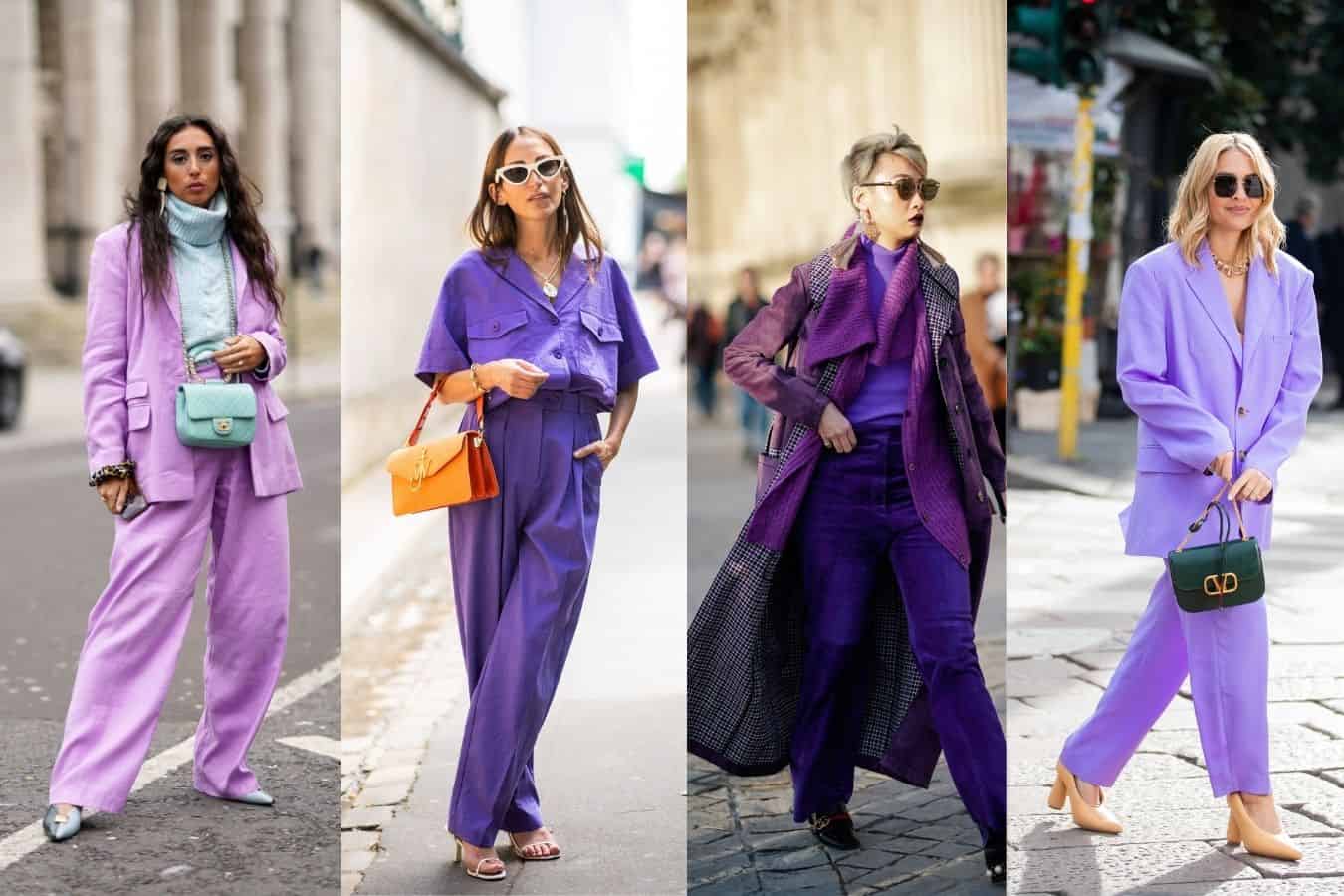 colors that go with purple clothes