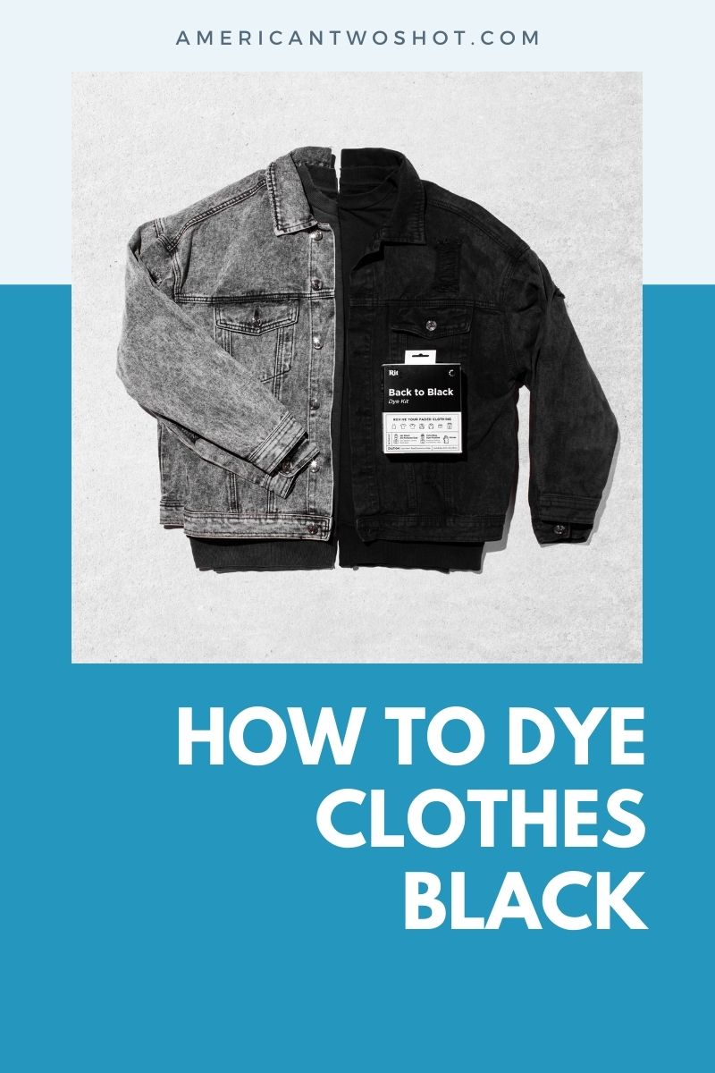 dye clothes black
