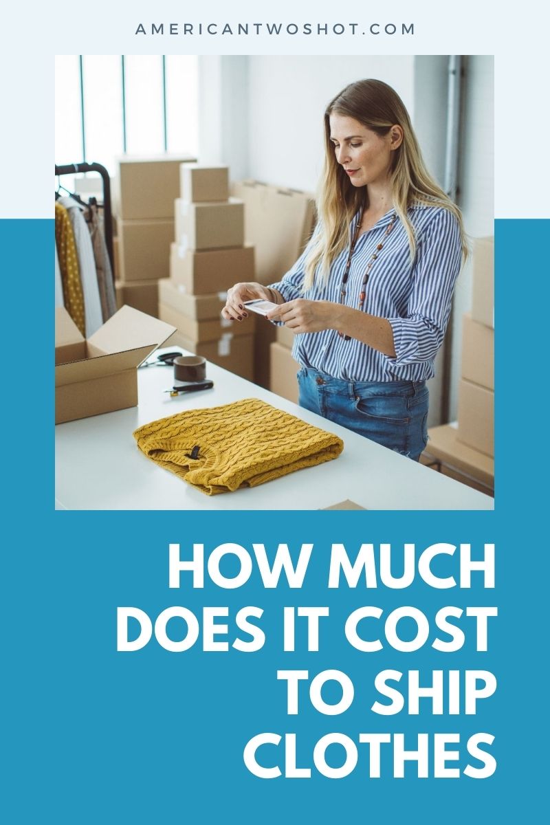how much does it cost to ship clothes