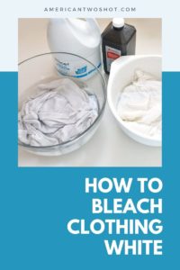 9 Ways to Bleach Clothing White