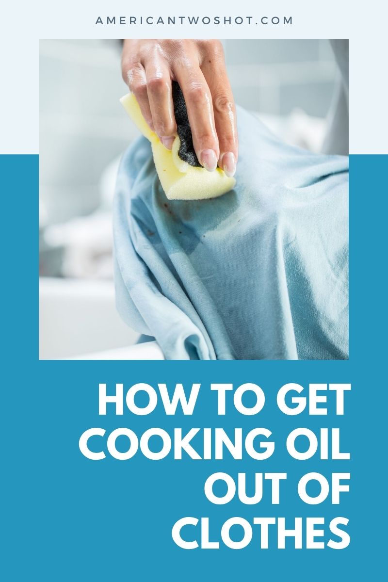 how to get food oil out of clothes