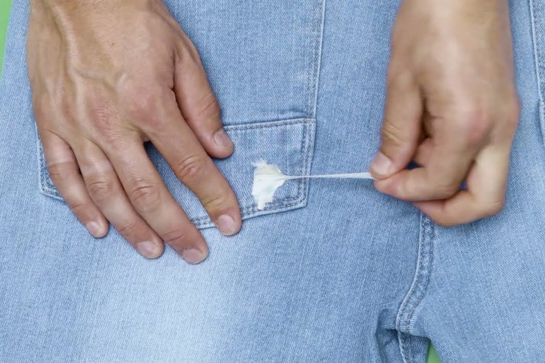 how to get gum off of fabric