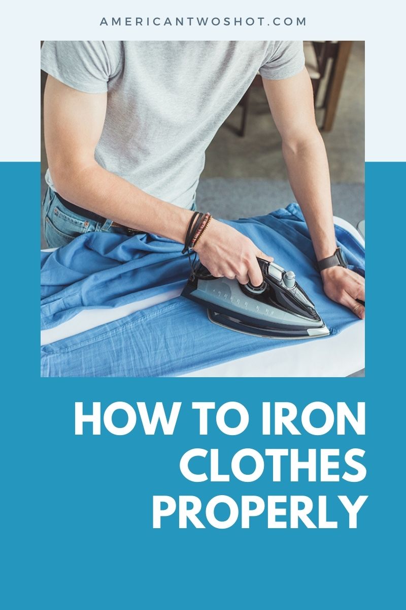 how to iron clothes properly,