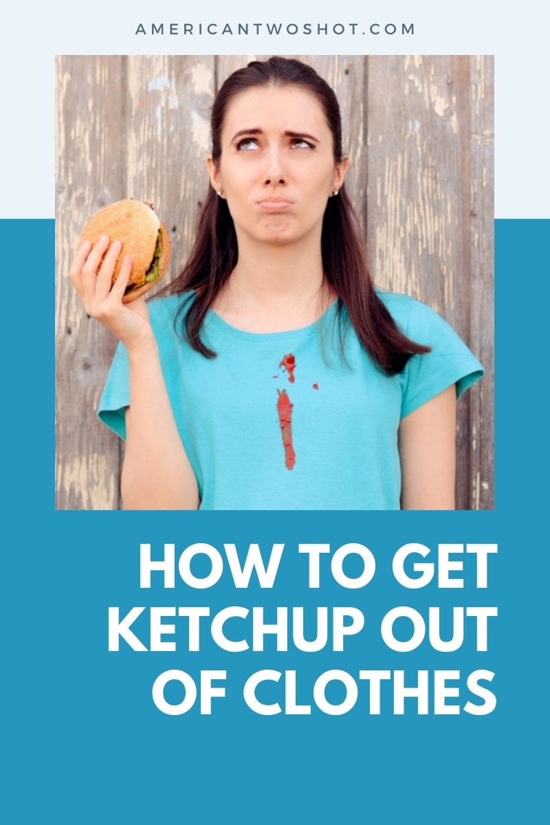 how to remove ketchup stains