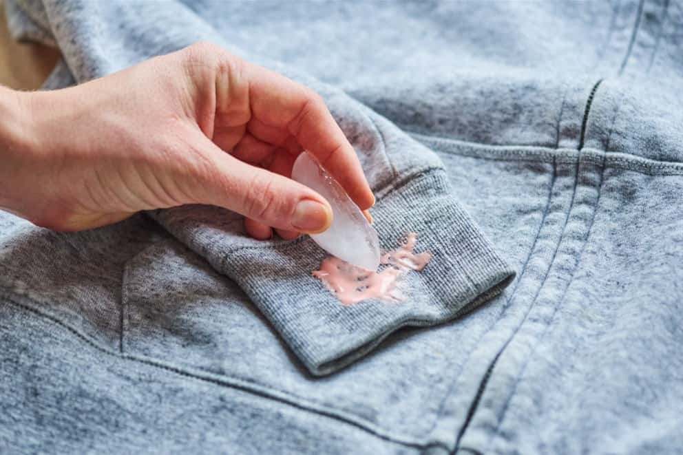 how to remove slime from fabric