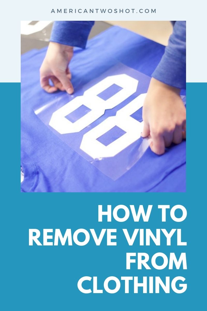 how to remove vinyl from shirt