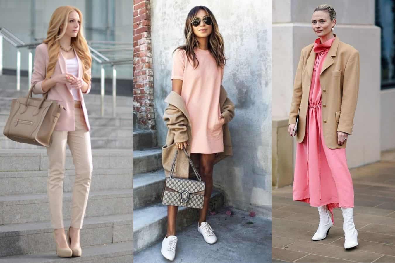 pink and Beige dressing