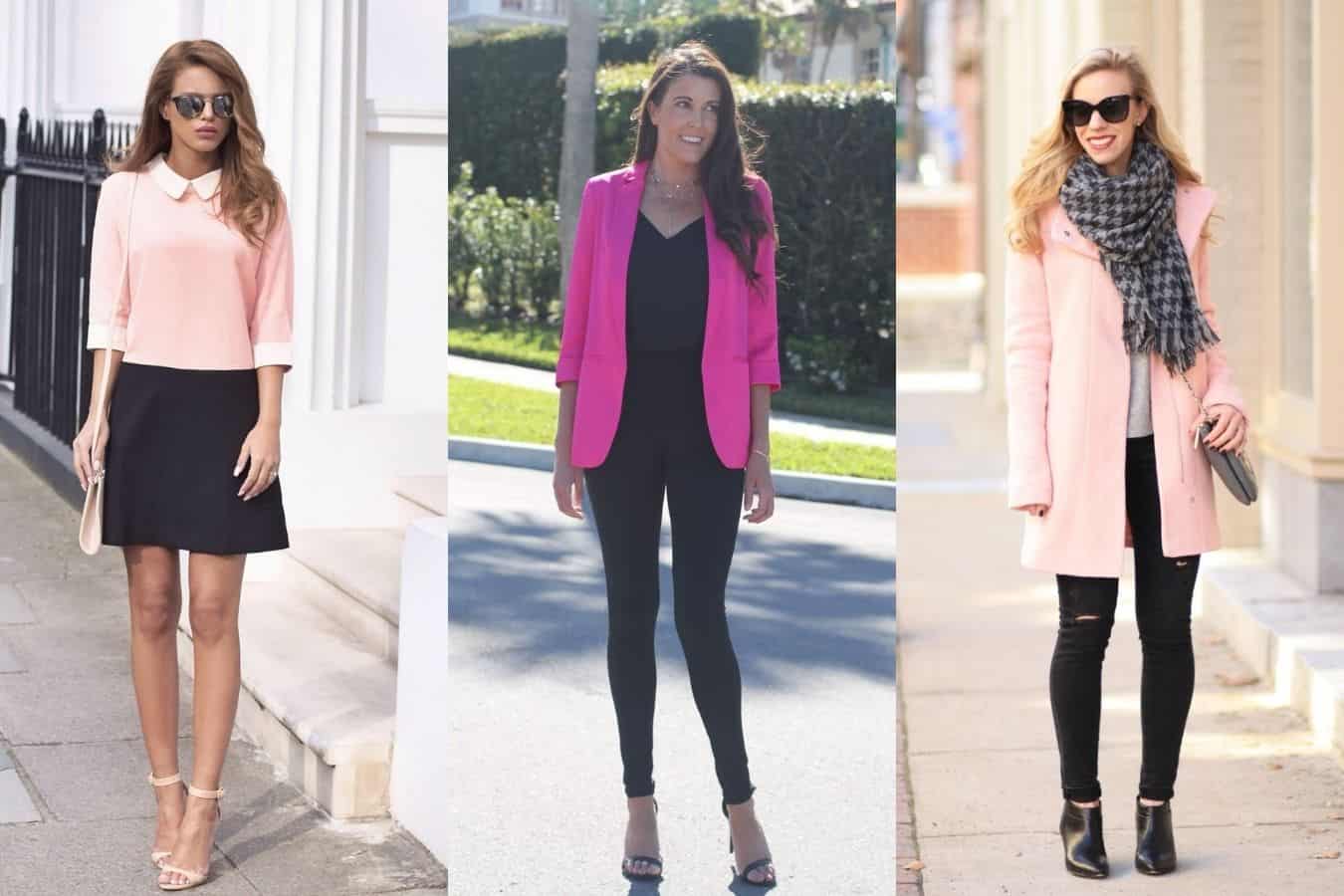 pink and Black wear