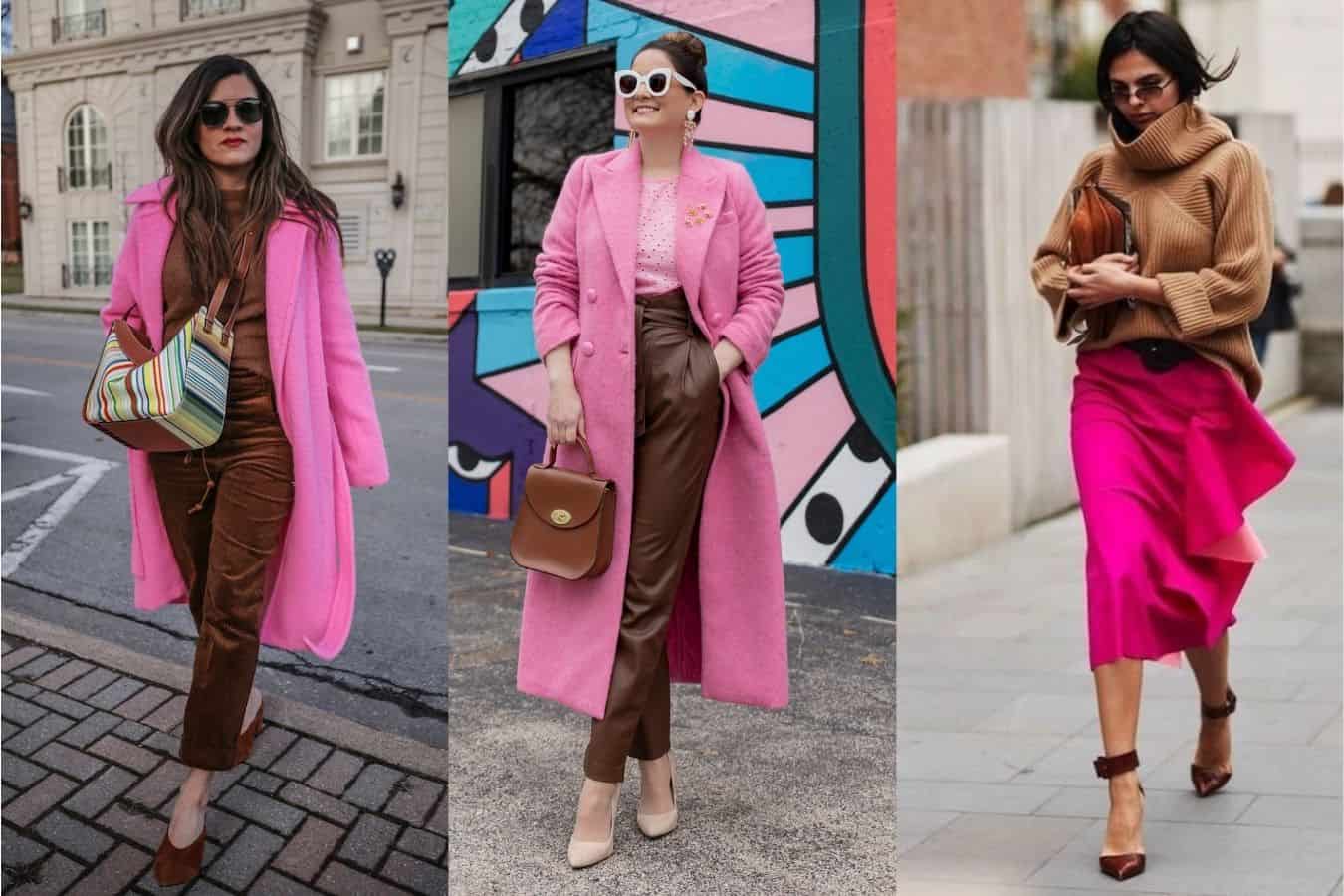 pink and brown style