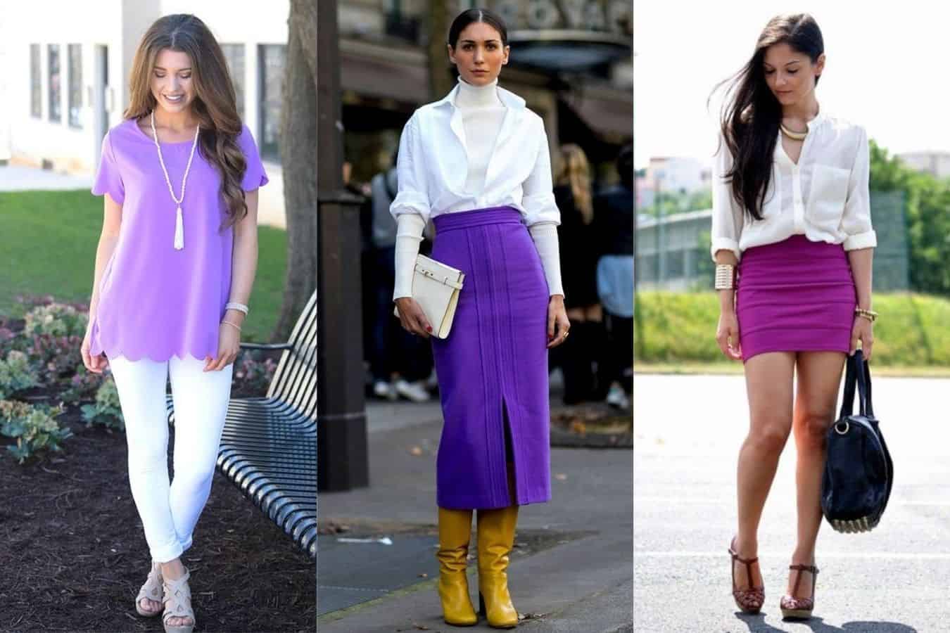 purple and White style