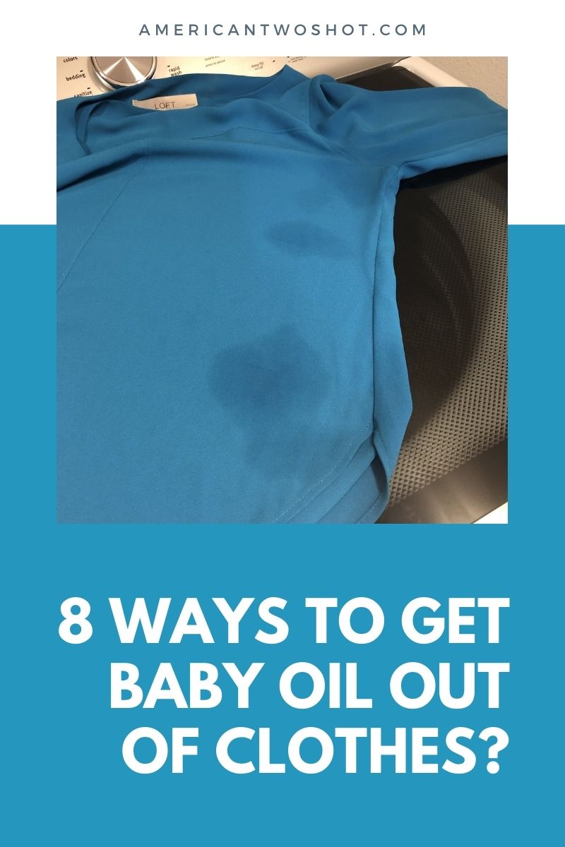 does baby oil stain