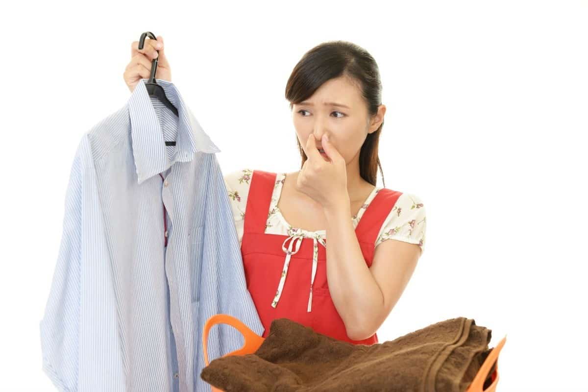 get sulfur smell out of clothes