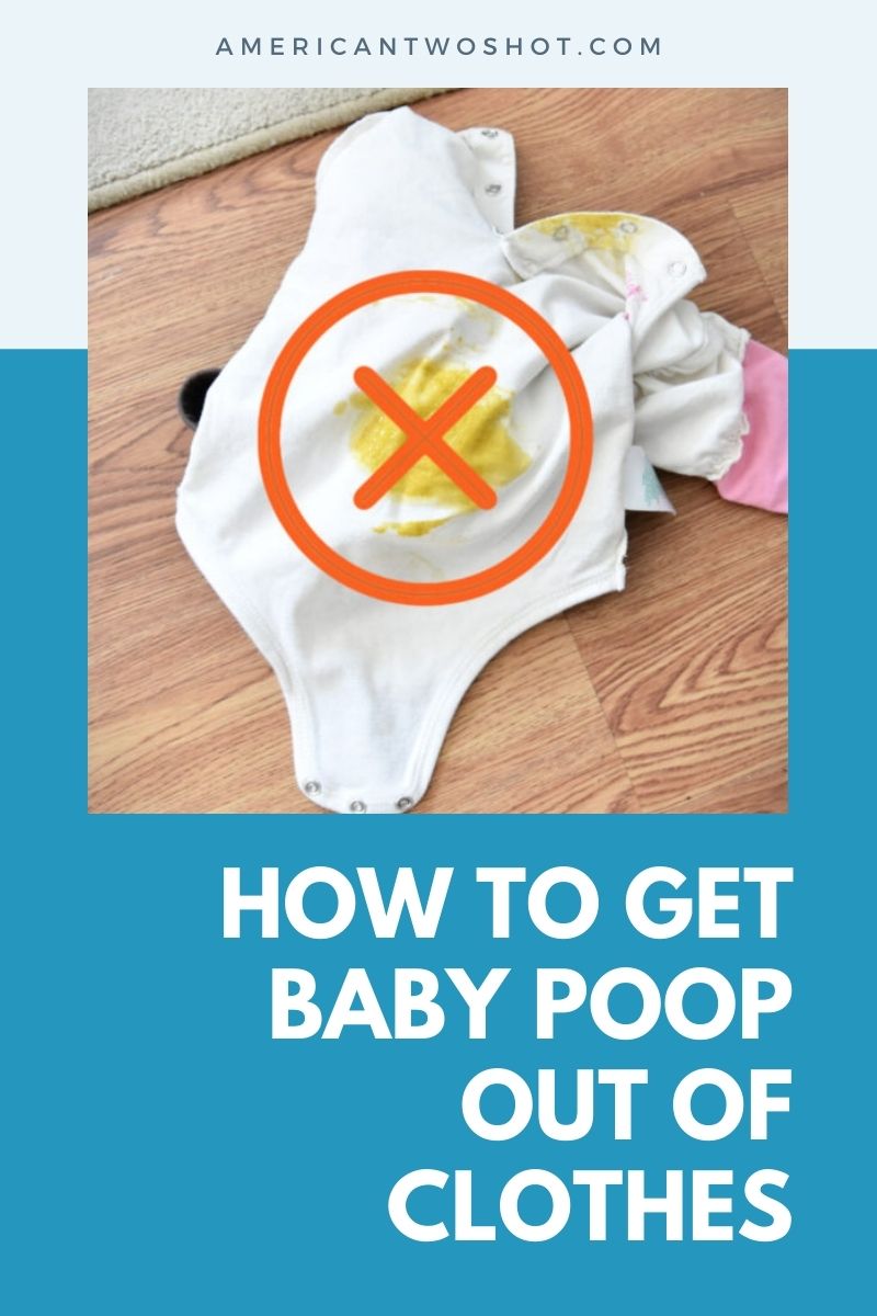 how to get set in poop stains out of clothes