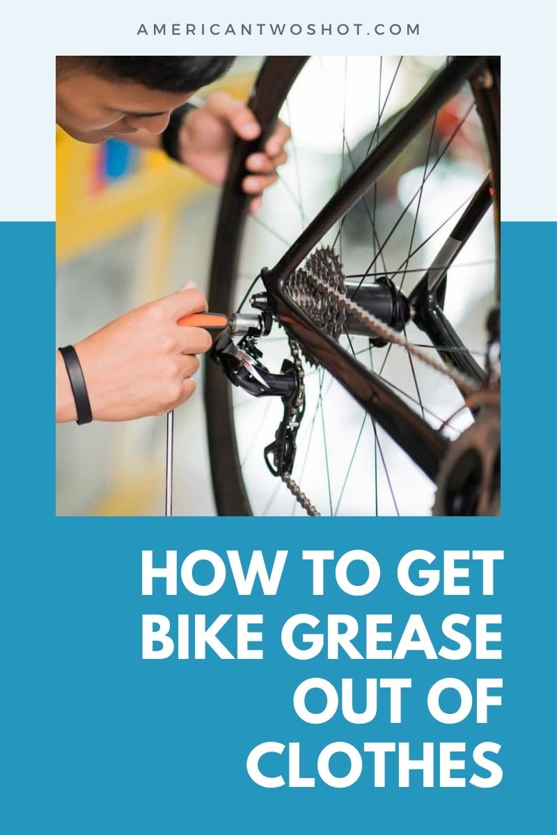 how to remove bike grease from clothes