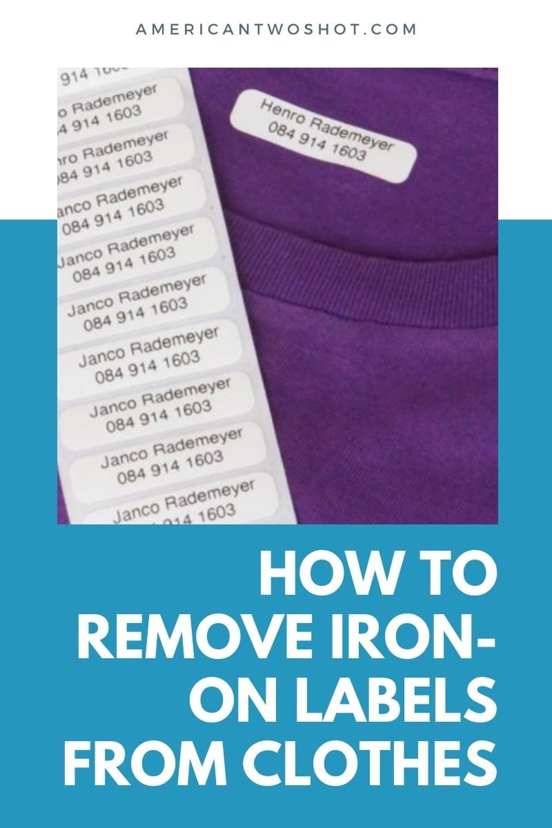 Remove Iron-on Labels from Clothes