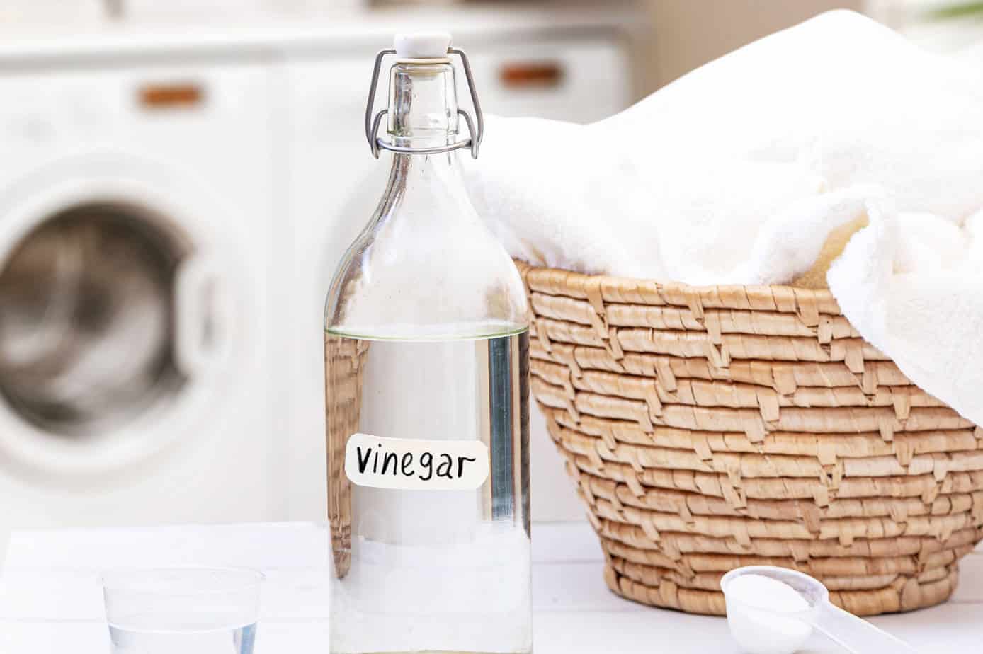 White Vinegar instead of washing powder 