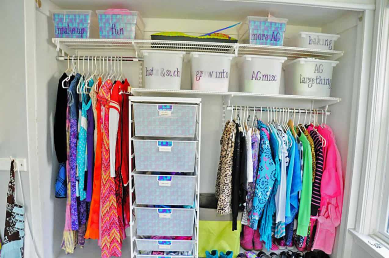 how to store kids clothes
