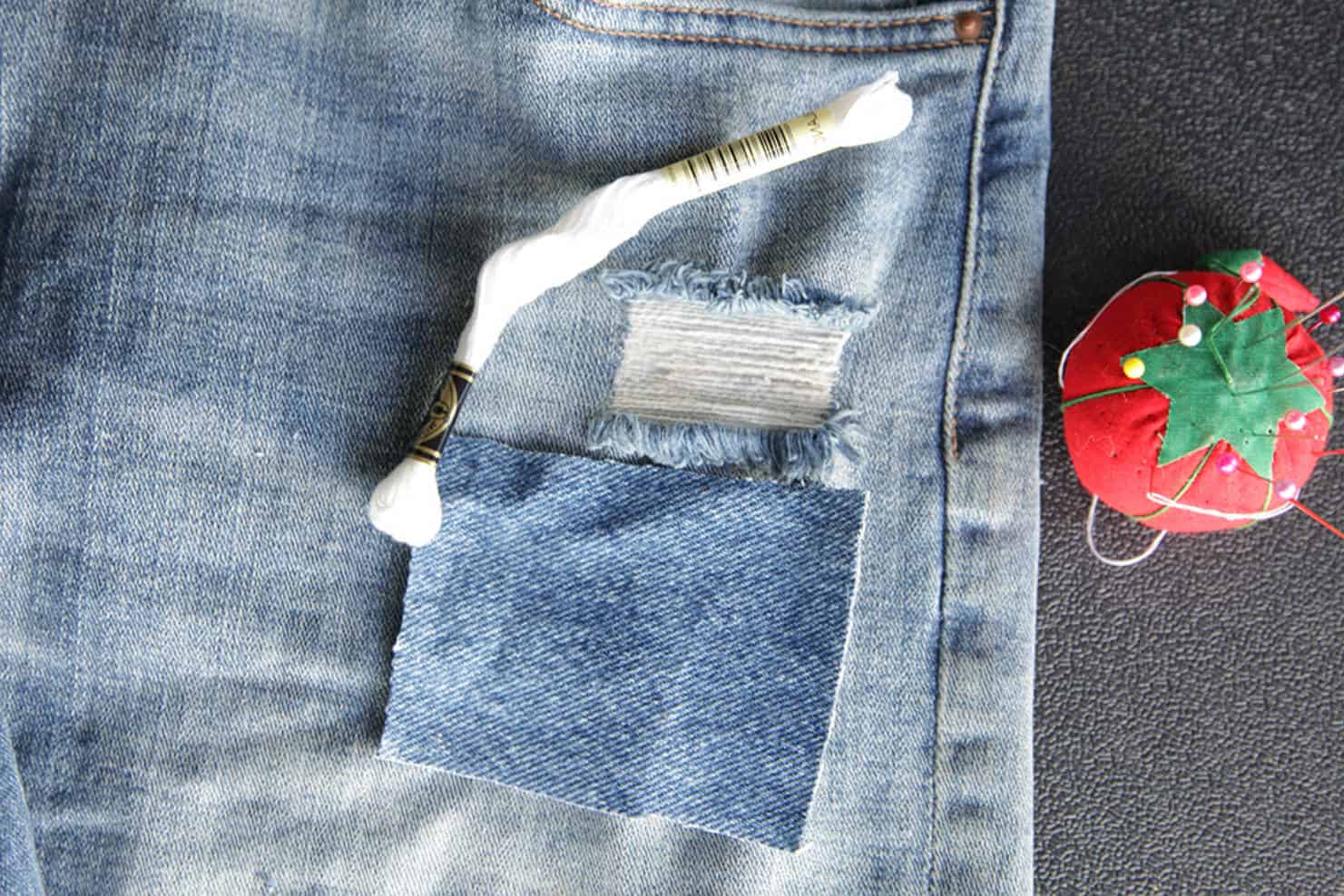how to fix a hole in a sweater without sewing