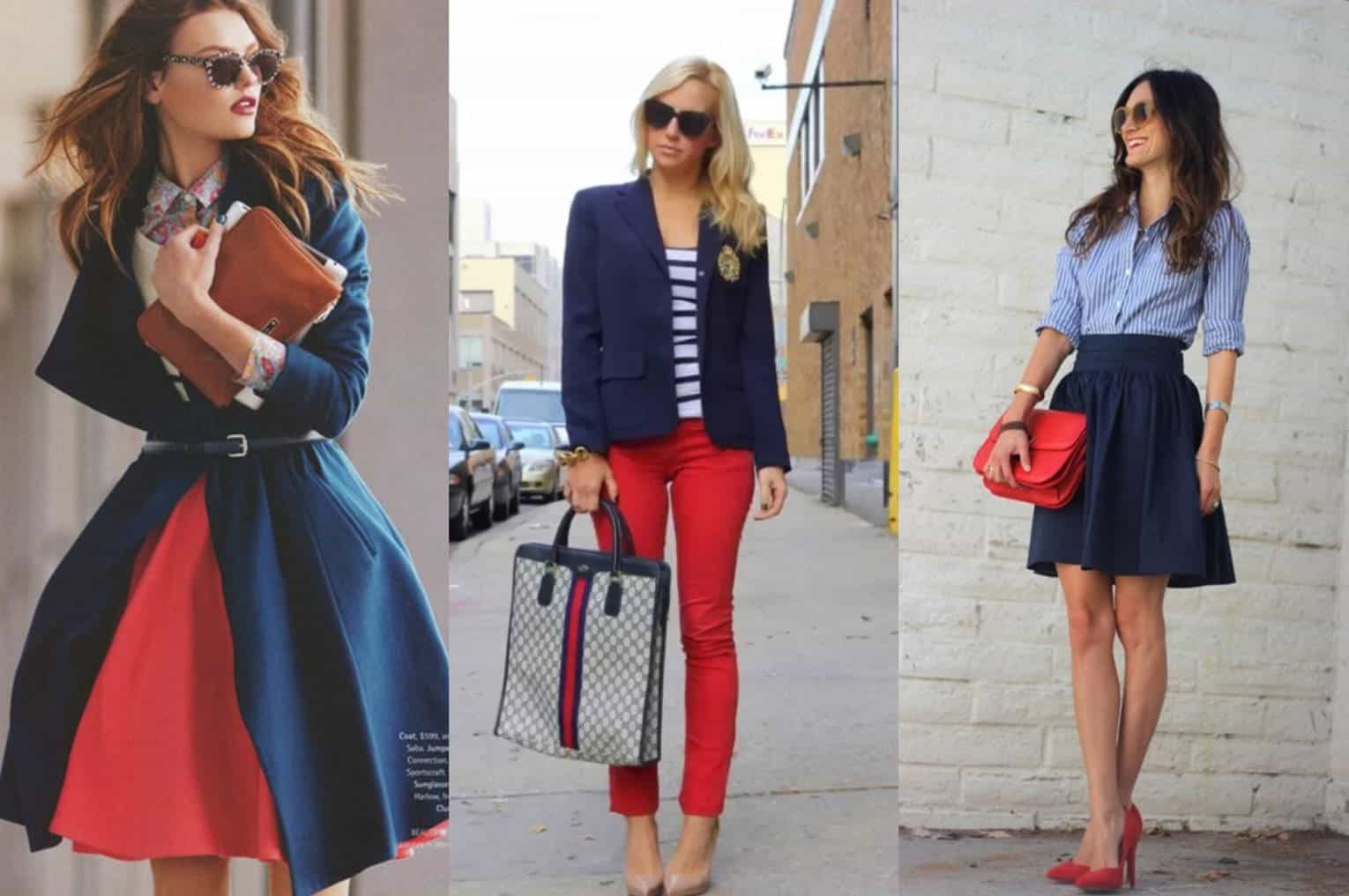 what colors go with navy blue dress