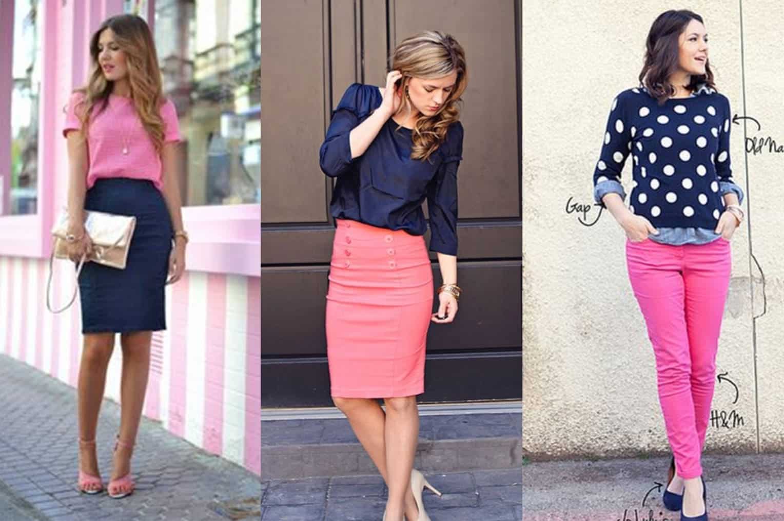 what colors go with navy blue clothes