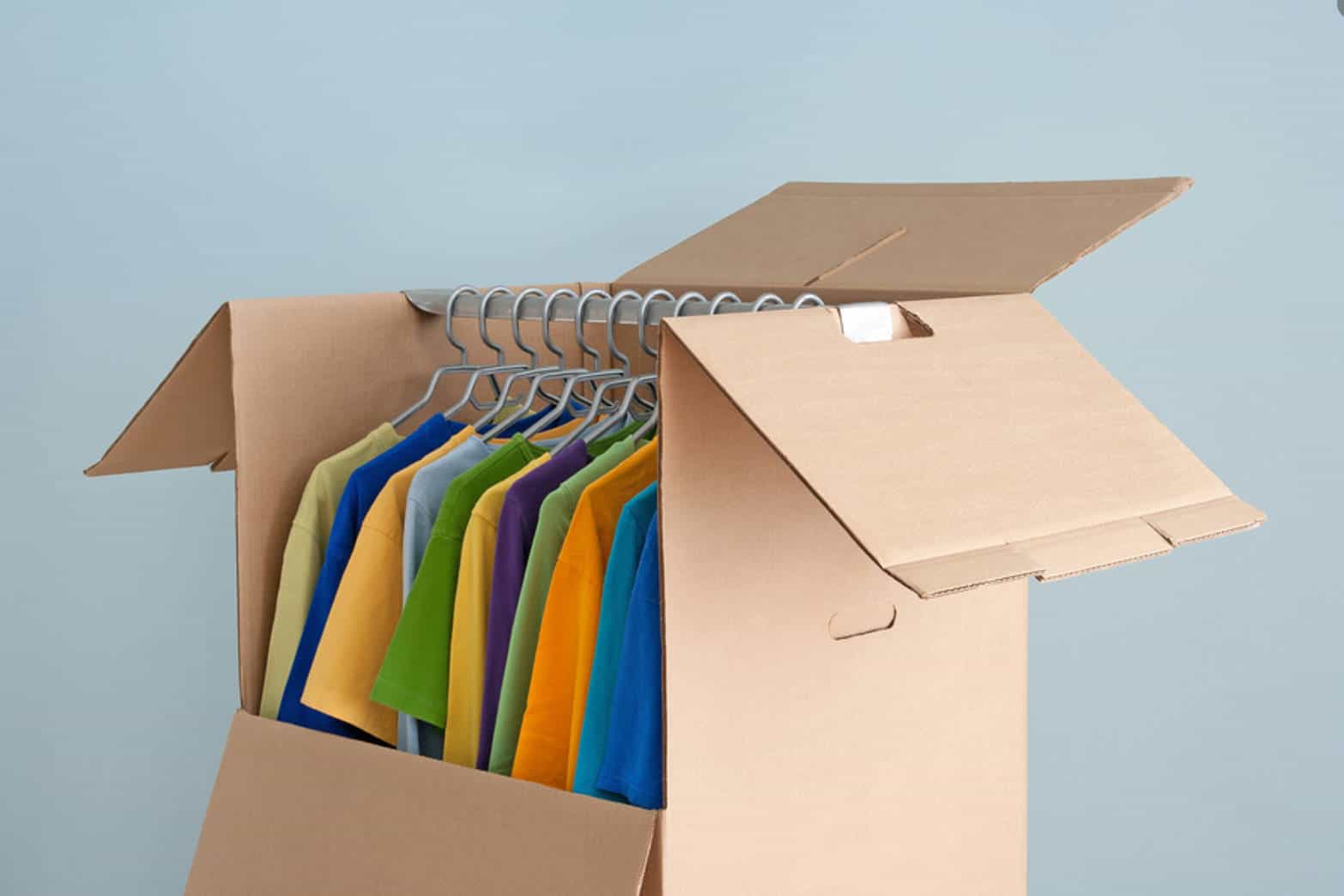 best way to store clothes in storage unit
