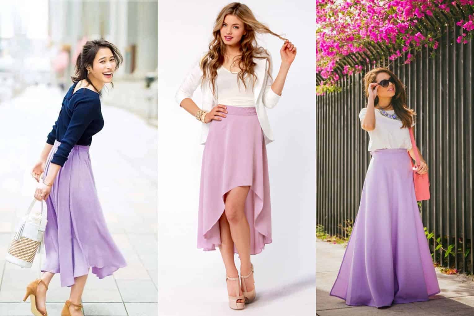 colors that go with lavender clothing