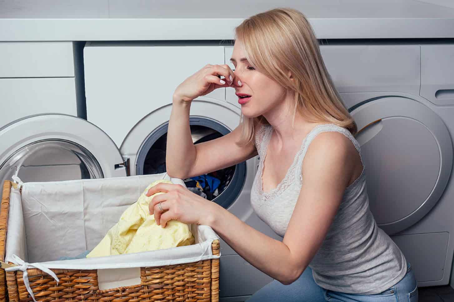 How to deal with mildew smells on clothes