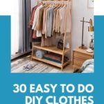 30 Easy to Do DIY Clothes Racks
