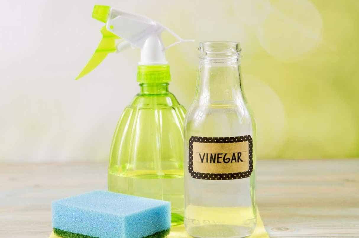 Clean the Inside with Vinegar Mixture