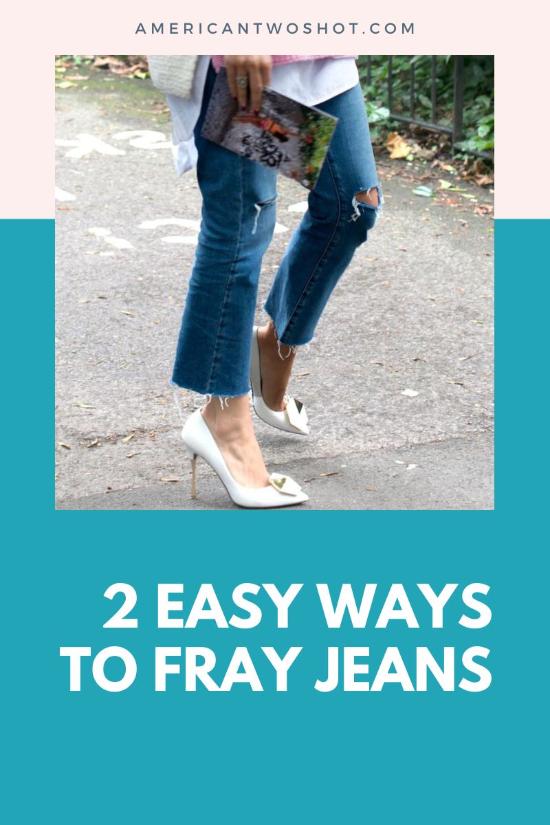 2 Easy Ways to Fray Jeans (Step-by-Step Guides)