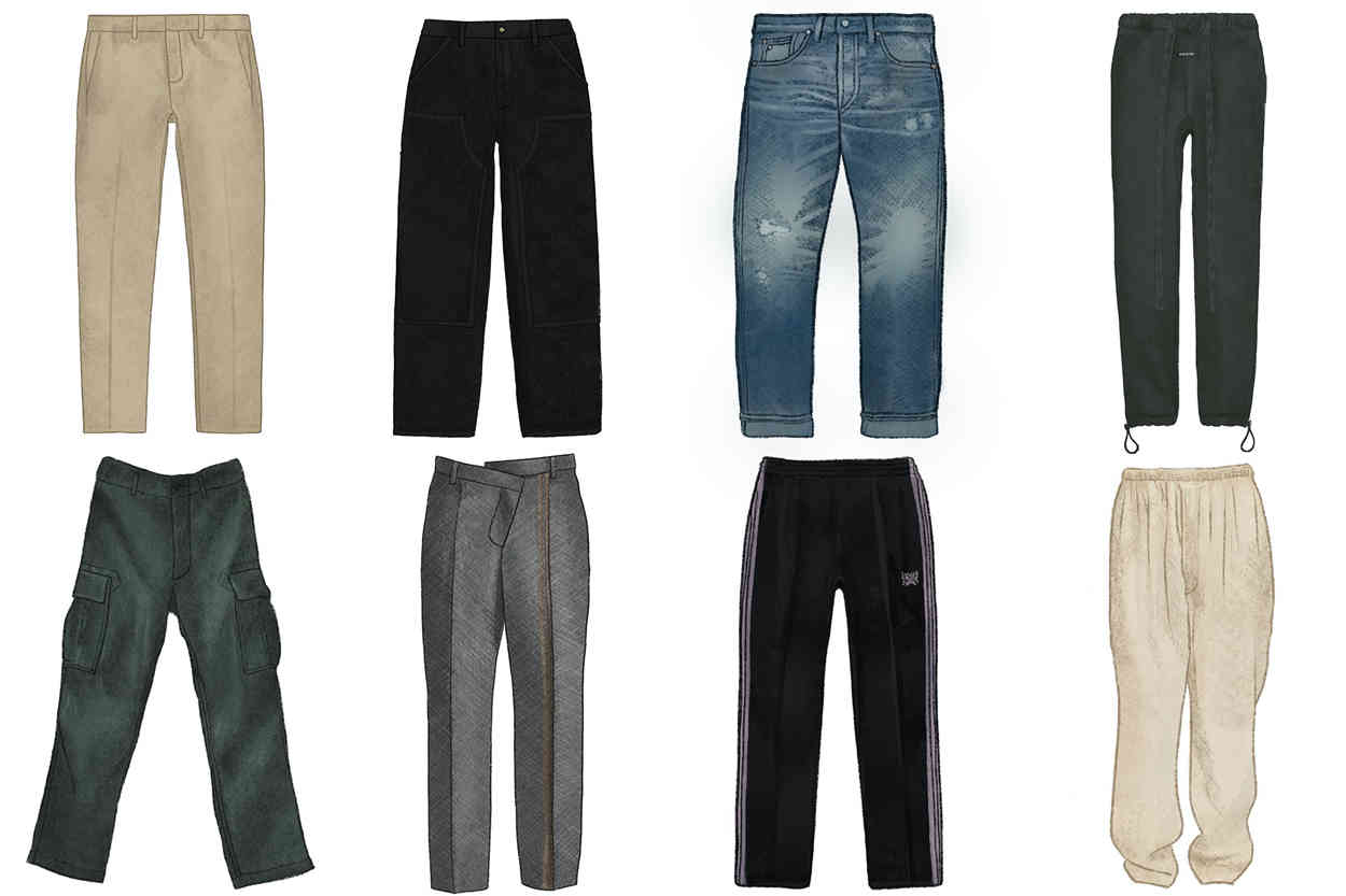 Different Types of Pants inseam
